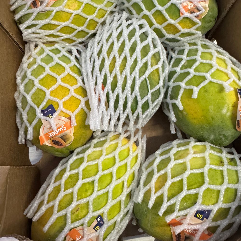 Papaya mini 1 cassa 5/7 Pezzi